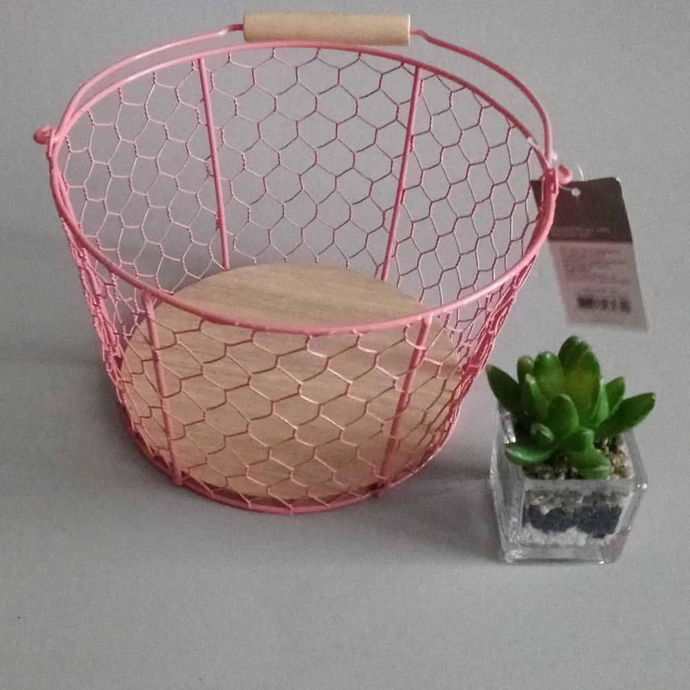 Basket color Pink 2 pzs for towels, toys organizer hair brush  anything New